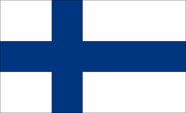 Национальный флаг Финляндии