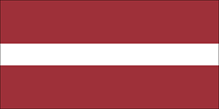 Флаг Латвии