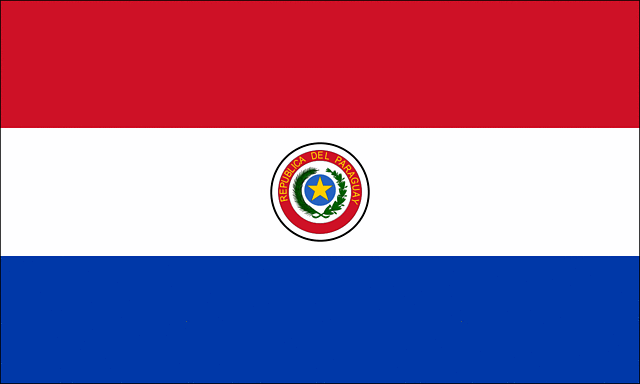Прапор Парагваю (лицьовий бік)