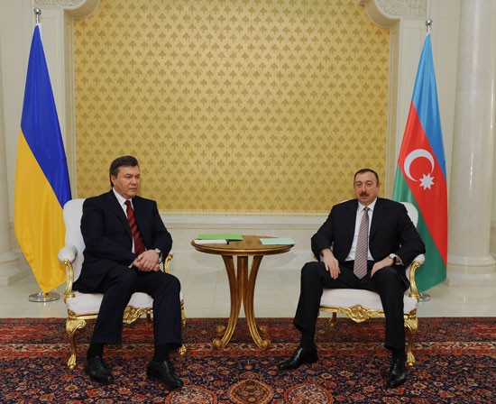 Президенты Украины и Азербайджана